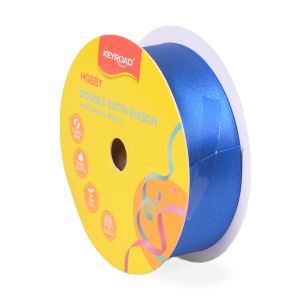 ЛЕНТА САТЕН 25мм*25ярда KR990031 СИНЯ