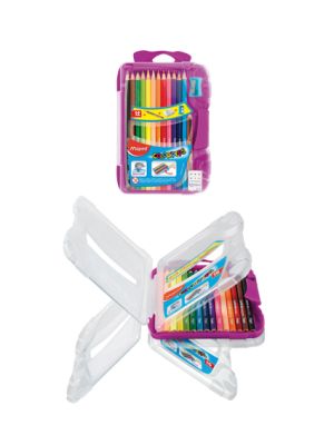 Цветни моливи МАПЕД 12цв  в ПВЦ кутия