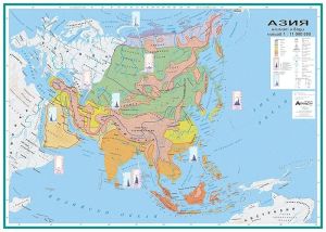 Стеннна карта Училище Климат на Азия !!!